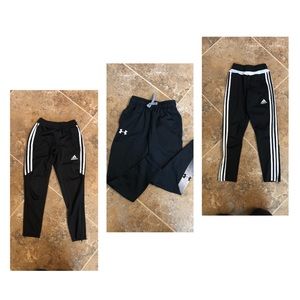 Adidas and Under Armour size 7/8 boys pants